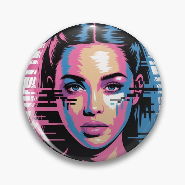 Item preview, Cyber Glitch Butterfly Tears – Y2K AIM Portrait designed and sold by mo-carnival.
