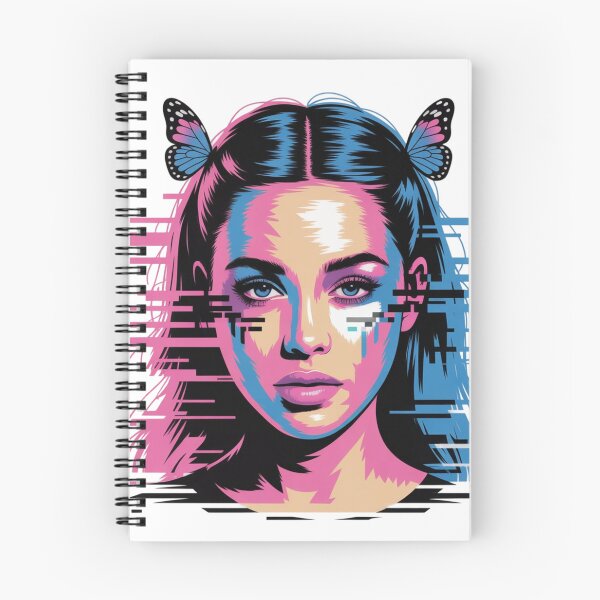 Item preview, Cyber Glitch Butterfly Tears – Y2K AIM Portrait designed and sold by mo-carnival.