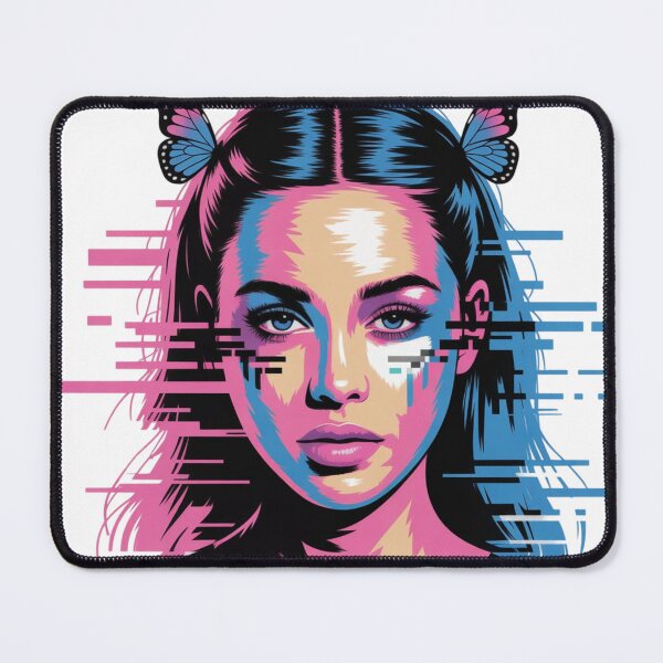 Item preview, Cyber Glitch Butterfly Tears – Y2K AIM Portrait designed and sold by mo-carnival.