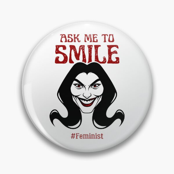 Item preview, Smile For Me | Sassy Defiant Feminist Art designed and sold by ObsidianDaz.