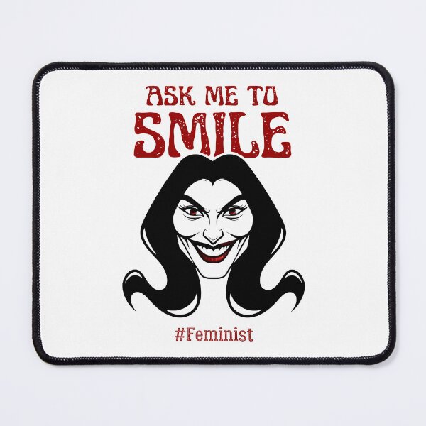 Item preview, Smile For Me | Sassy Defiant Feminist Art designed and sold by ObsidianDaz.