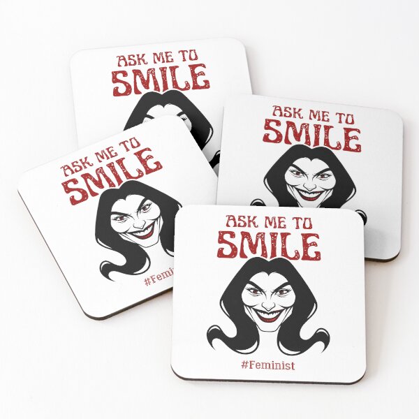 Item preview, Smile For Me | Sassy Defiant Feminist Art designed and sold by ObsidianDaz.