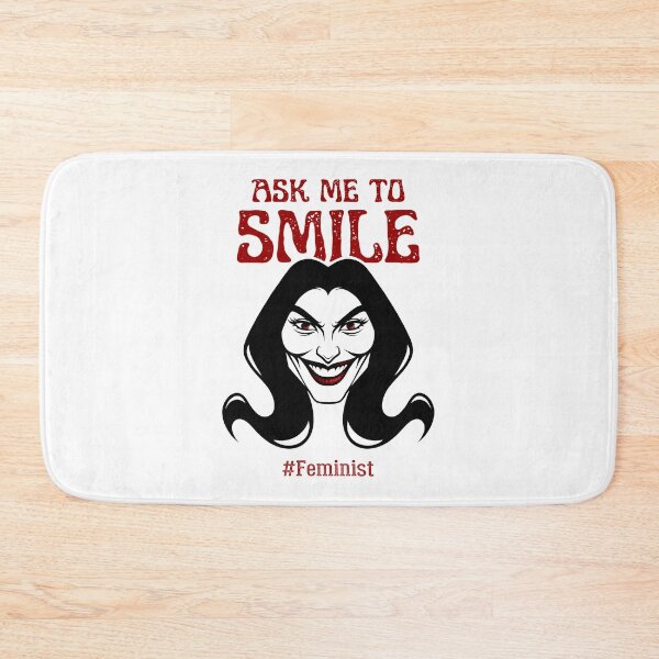 Item preview, Smile For Me | Sassy Defiant Feminist Art designed and sold by ObsidianDaz.