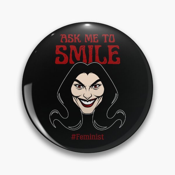 Item preview, Smile For Me | Sassy Defiant Feminist Art designed and sold by ObsidianDaz.