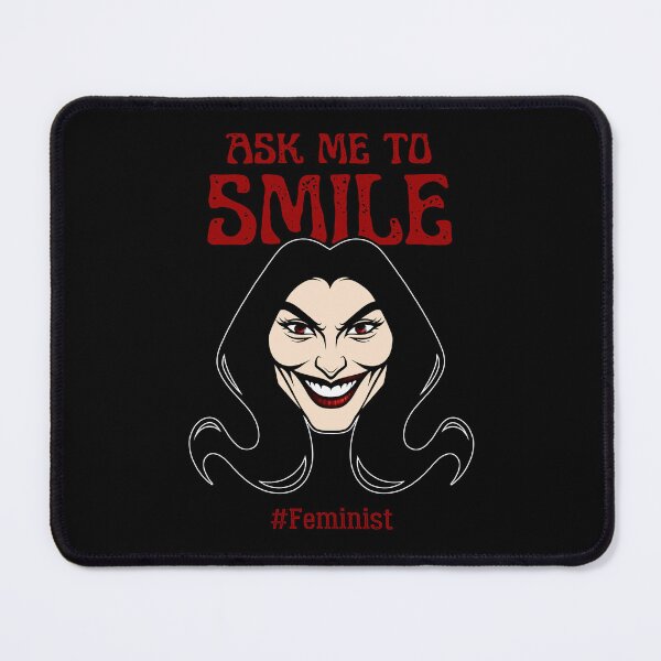 Item preview, Smile For Me | Sassy Defiant Feminist Art designed and sold by ObsidianDaz.