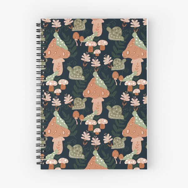 Item preview, Snail’s Wonderland Pattern in Navy Mutes Tones designed and sold by designsbyklm.