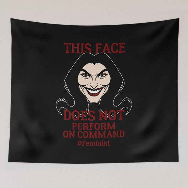 Item preview, Smile For Me | Sassy Defiant Feminist Art designed and sold by ObsidianDaz.