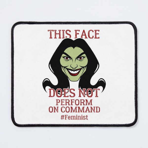 Item preview, Smile For Me | Sassy Defiant Feminist Art designed and sold by ObsidianDaz.