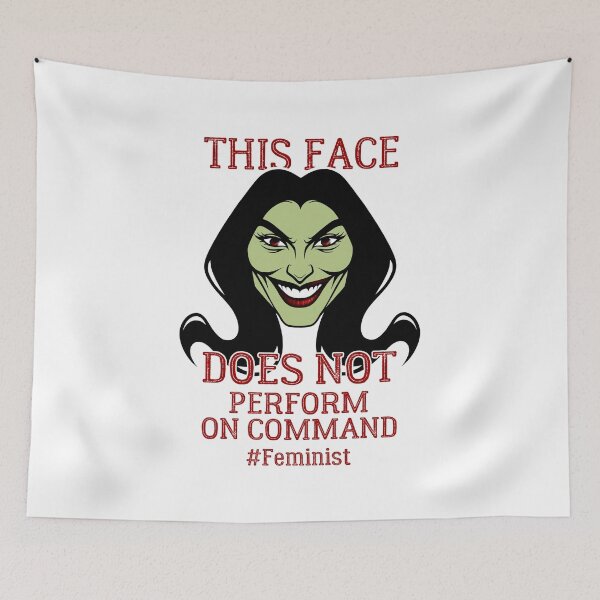 Item preview, Smile For Me | Sassy Defiant Feminist Art designed and sold by ObsidianDaz.