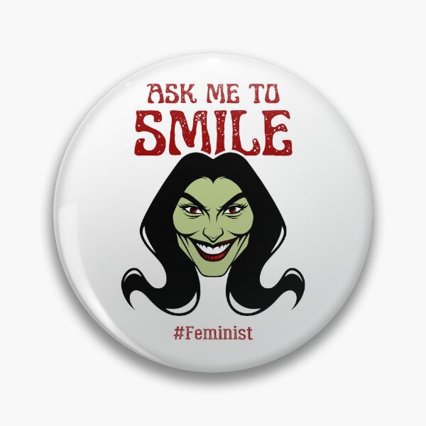 Item preview, Smile For Me | Sassy Defiant Feminist Art designed and sold by ObsidianDaz.