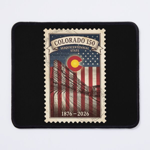 Item preview, Red Rocks Amphitheatre Colorado 150 - Patriotic 2026 Stamp designed and sold by G350.