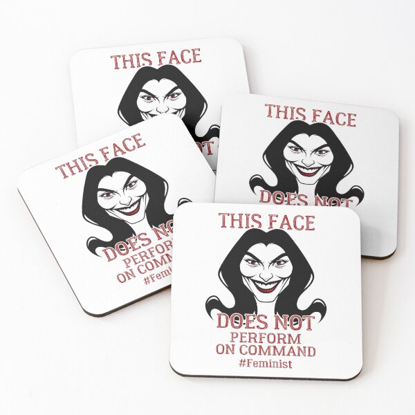 Item preview, Smile For Me | Sassy Defiant Feminist Art designed and sold by ObsidianDaz.
