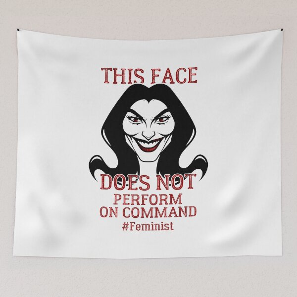 Item preview, Smile For Me | Sassy Defiant Feminist Art designed and sold by ObsidianDaz.