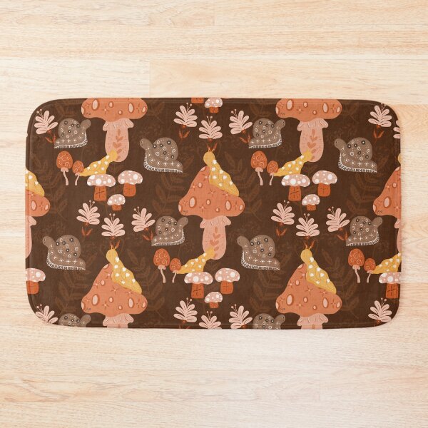 Item preview, Snail’s Wonderland Pattern in Brown designed and sold by designsbyklm.