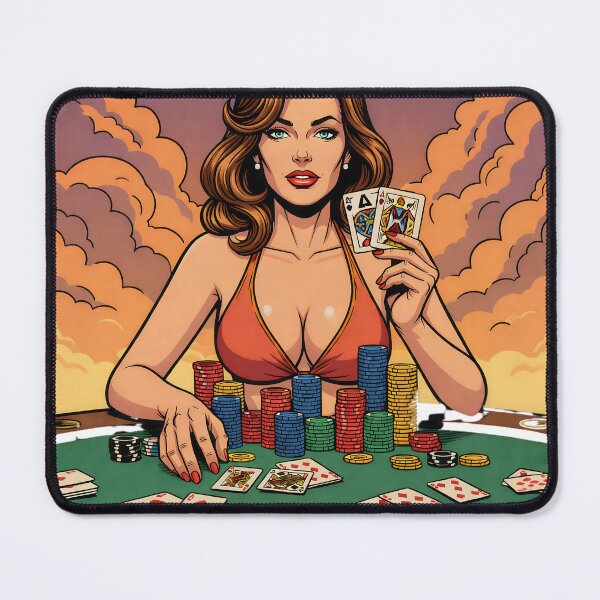 Item preview, The Poker Queen: Play The Hand Strong designed and sold by GambleCore.