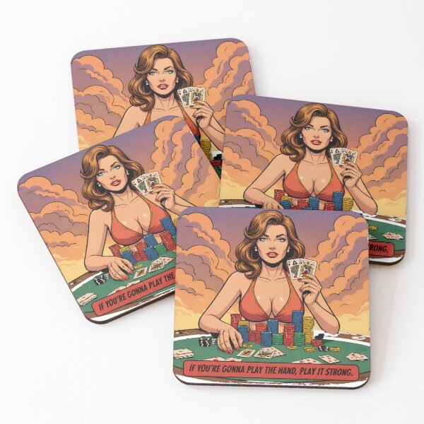 Item preview, The Poker Queen: Play The Hand Strong designed and sold by GambleCore.