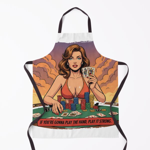 Item preview, The Poker Queen: Play The Hand Strong designed and sold by GambleCore.