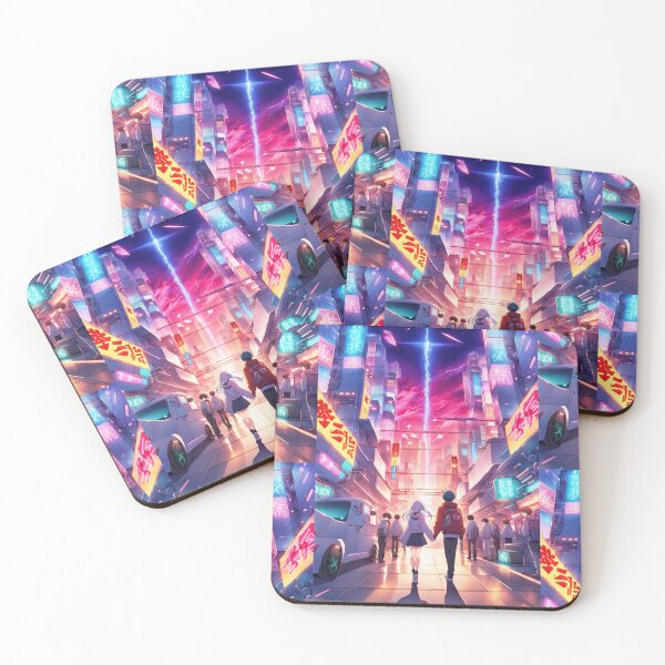 Item preview, Couple walking in a modern city designed and sold by ArtsJulian.