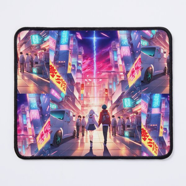 Item preview, Couple walking in a modern city designed and sold by ArtsJulian.