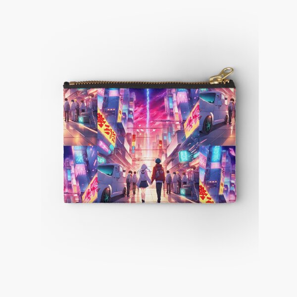 Item preview, Couple walking in a modern city designed and sold by ArtsJulian.