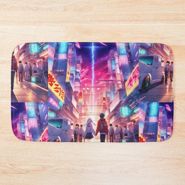 Item preview, Couple walking in a modern city designed and sold by ArtsJulian.