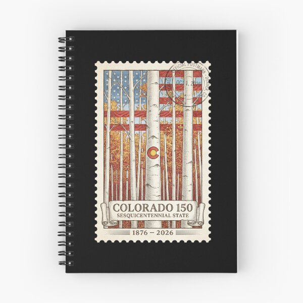 Item preview, Colorado Aspens 150th Statehood Anniversary - Forest Flag Stamp designed and sold by G350.