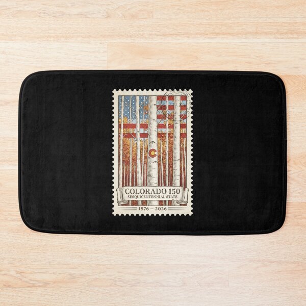 Item preview, Colorado Aspens 150th Statehood Anniversary - Forest Flag Stamp designed and sold by G350.