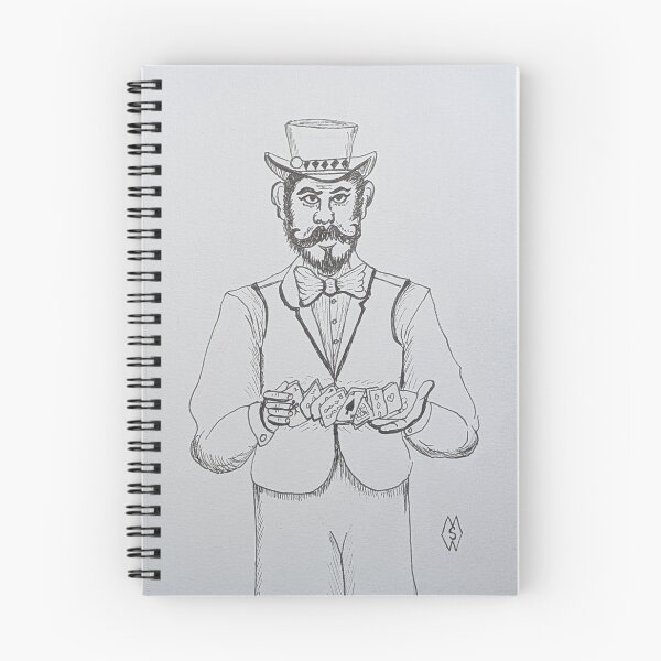Item preview, Card dealer shuffling the deck  designed and sold by Matt Starr Fine Art .