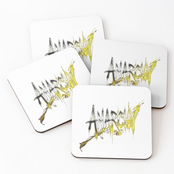 Item preview, Anarchy – Neo-Y2K Chrome Streetwear Typography designed and sold by ZChrome.