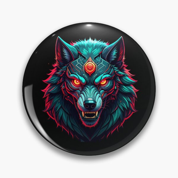 Item preview, Alpha Cyber Wolf Neon Tech designed and sold by NEON ALLEY.