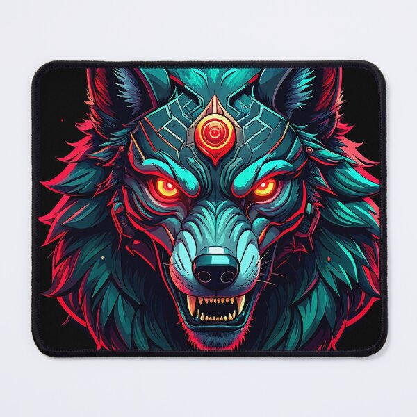 Item preview, Alpha Cyber Wolf Neon Tech designed and sold by NEON ALLEY.