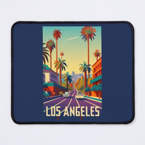 Item preview, A Vintage Travel Art of Los Angeles - California - US  designed and sold by GoodOldVintage.