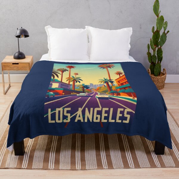 Item preview, A Vintage Travel Art of Los Angeles - California - US  designed and sold by GoodOldVintage.