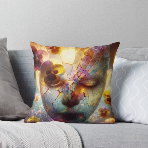 Item preview, Astral Mask with Flowery Thoughts designed and sold by Seve-IA.
