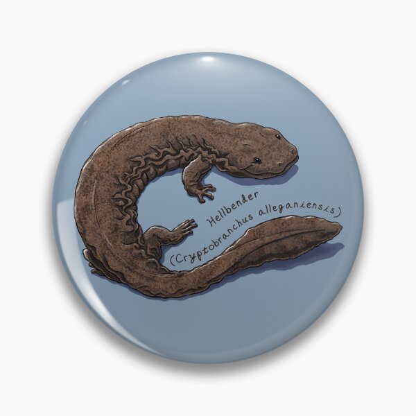 Artikelvorschau, Hellbender Salamander von Woodsmith entworfen und verkauft von SJWoodsmith.