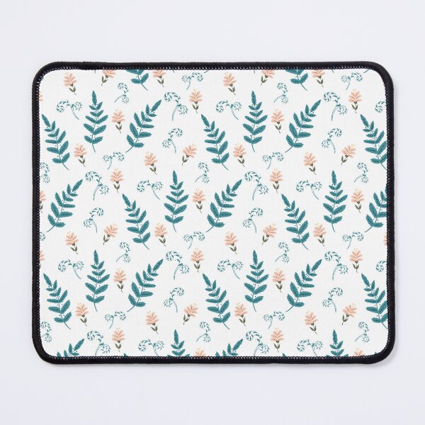 Item preview, Flowers and Ferns Pattern in White designed and sold by designsbyklm.