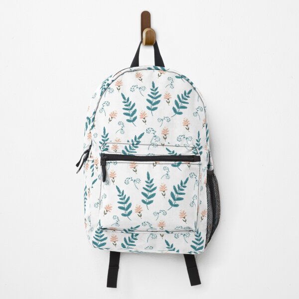 Item preview, Flowers and Ferns Pattern in White designed and sold by designsbyklm.
