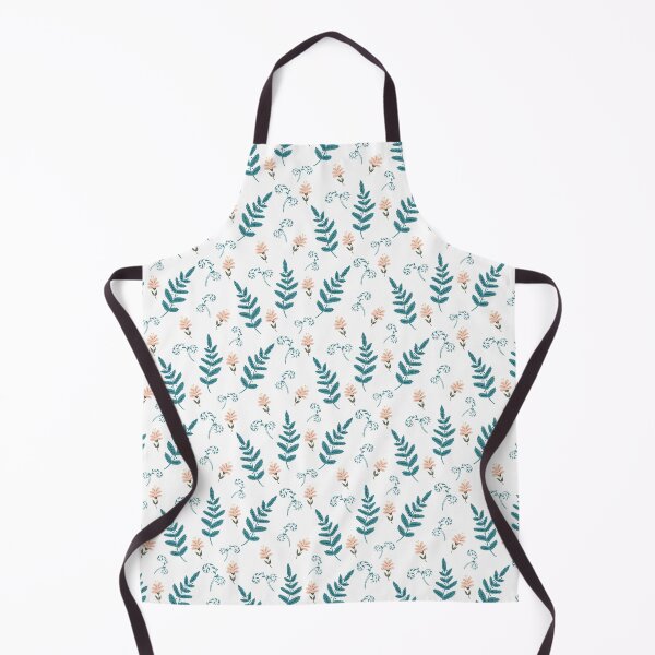 Item preview, Flowers and Ferns Pattern in White designed and sold by designsbyklm.