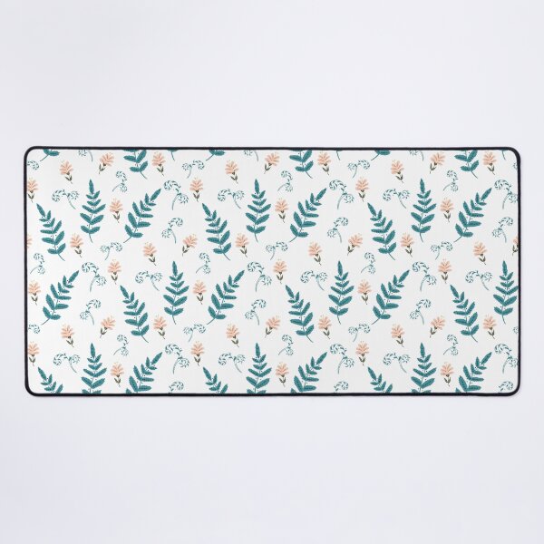 Item preview, Flowers and Ferns Pattern in White designed and sold by designsbyklm.