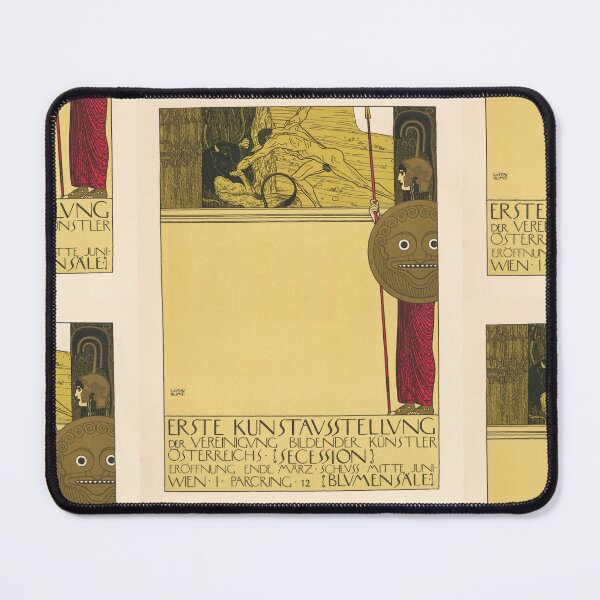 Item preview, Erste Kunstausstellung Der Vereinigung by Gustav Klimt: Vienna Secession Poster designed and sold by artofuniverse.
