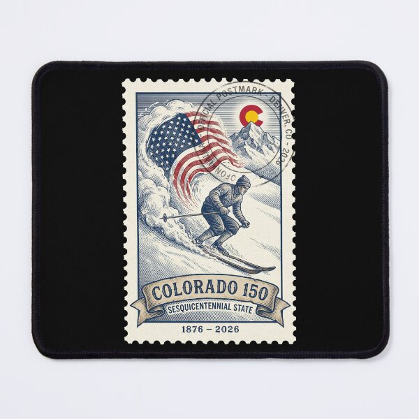 Item preview, Vintage Colorado Skiing 150th Anniversary - 2026 Winter Stamp designed and sold by G350.