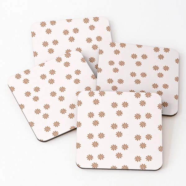 Item preview, Stylized Minimalist illustration of three brown flowers designed and sold by MagicMaker1984.