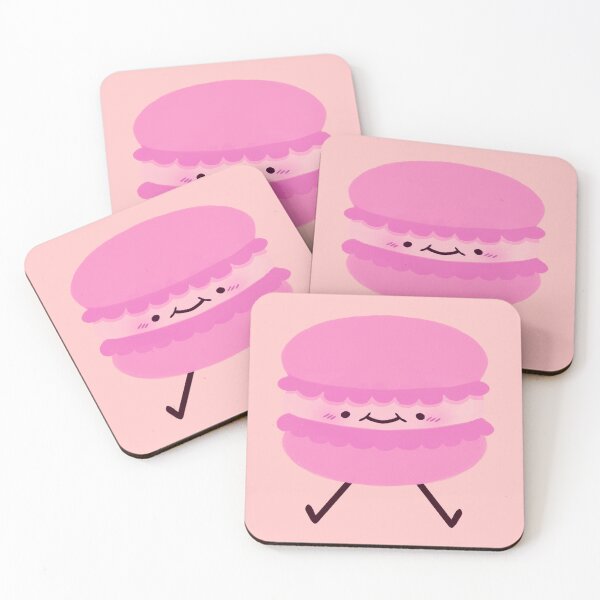 Item preview, Smiling Pink Macaron designed and sold by Asutip.