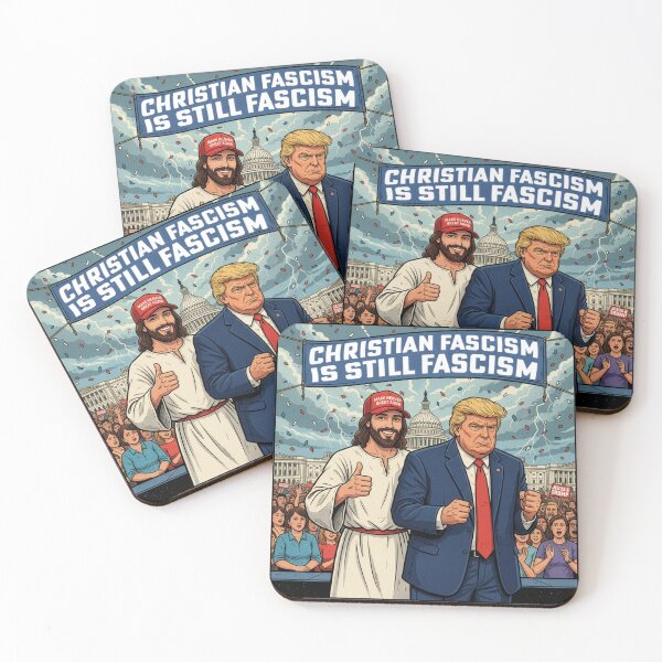 Item preview, Christian Fascism is Still Fascism designed and sold by irregulargoods.