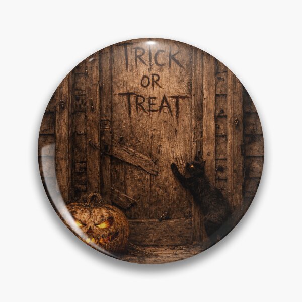 Item preview, “Trick or Treat at the Wrong Door” designed and sold by Fuskiss.
