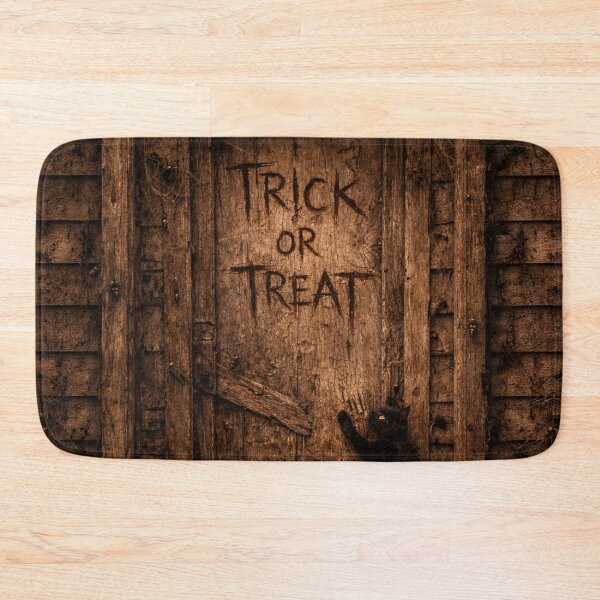 Item preview, “Trick or Treat at the Wrong Door” designed and sold by Fuskiss.