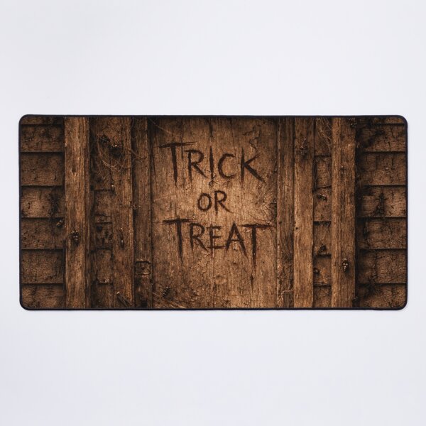 Item preview, “Trick or Treat at the Wrong Door” designed and sold by Fuskiss.