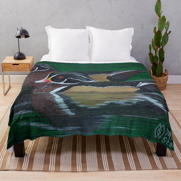Item preview, Wood duck drakes swimming together  designed and sold by Matt Starr Fine Art .