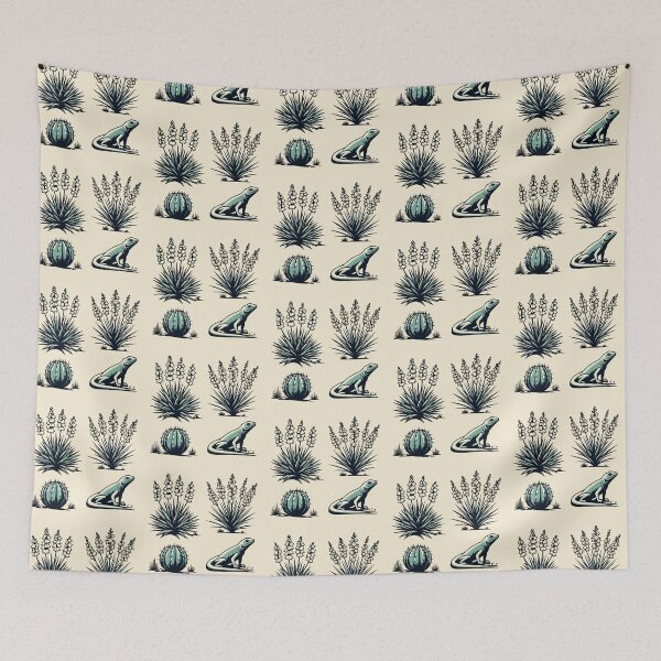 Item preview, Desert Garden Nature - Yucca Plant, Cactus and Lizard designed and sold by GREENZ0NE.