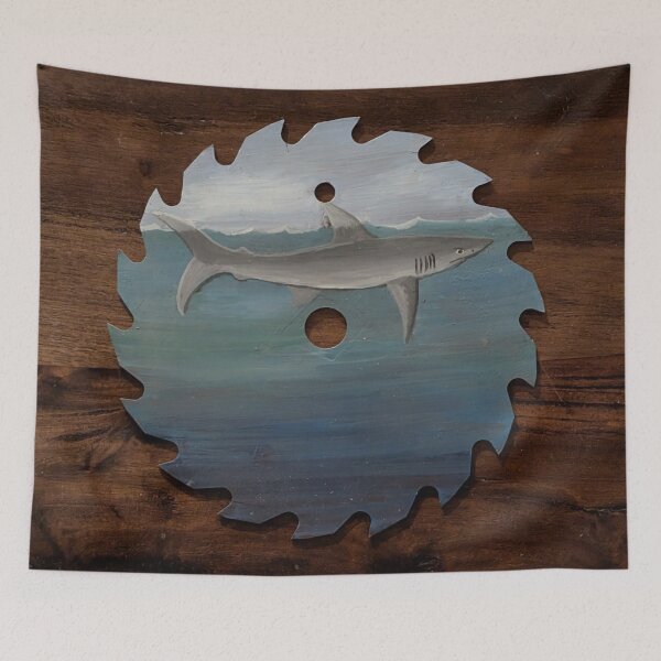 Item preview, Shark sharp saw blade  designed and sold by Matt Starr Fine Art .